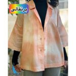 شومیز لینن دخترانه آبرنگی خنک کیانا