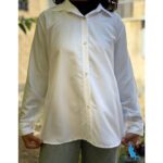 شومیز سفید نخی