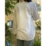شومیز سفید نخی