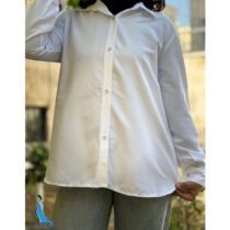 شومیز سفید نخی