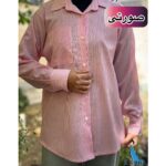 شومیز نخی خنک زنانه راه راه