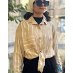 شومیز پری پارچه خارجی بوتیک کیانا