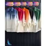 شومیز طیفی 2 رنگ لینن خنک