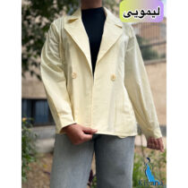 مانتو کتی جذاب لینن 2 دکمه کیانا
