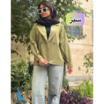 مانتو کتی جذاب لینن 2 دکمه کیانا