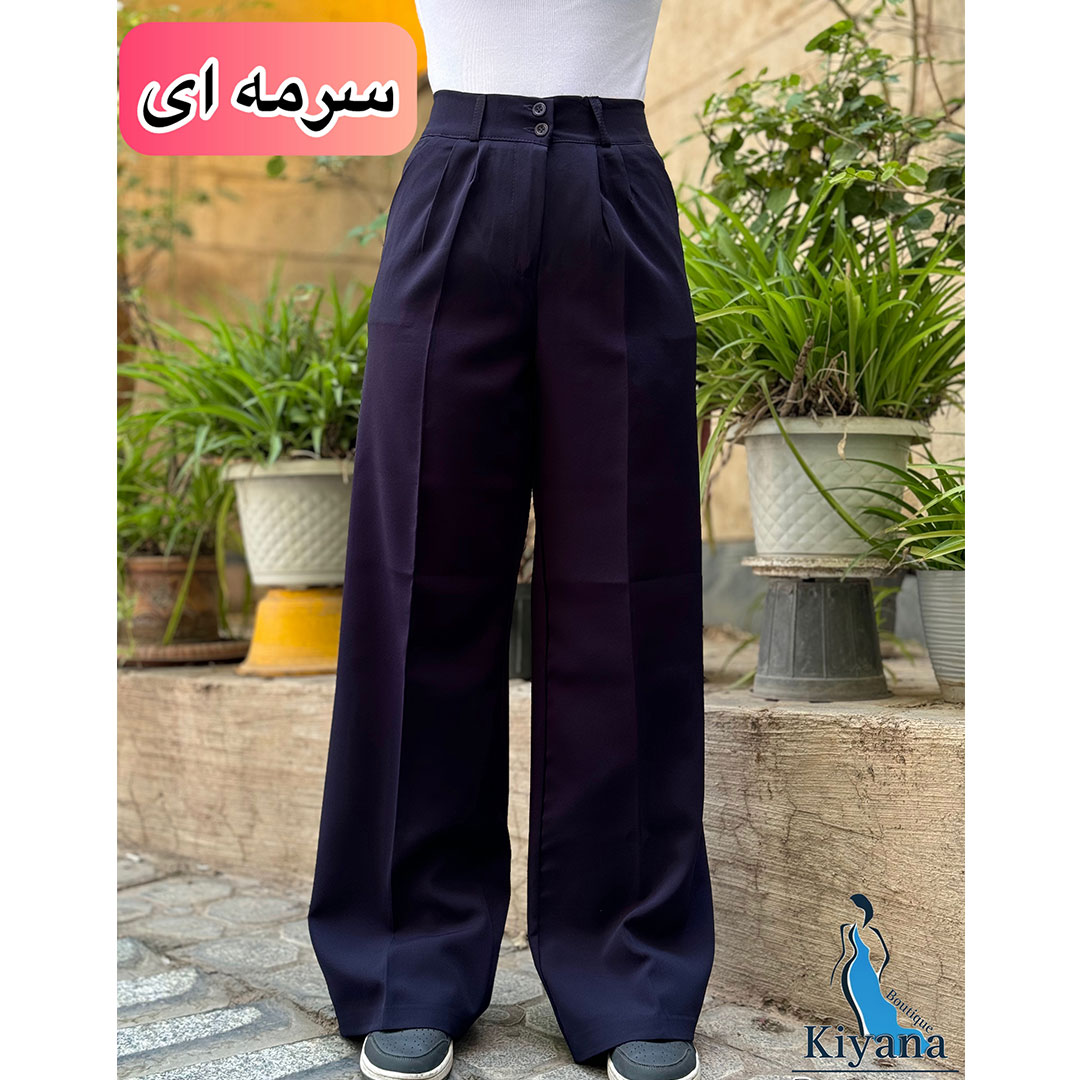 شلوار کرپ دبل لخت زنانه کیانا