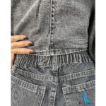 شلوار شافل جین وارداتی بوتیک کیانا