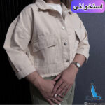 کراپ کت کتان پاییزه