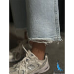 شلوار جین واید لگ آبی یخ کیانا تهران