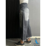 شلوار جین واید لگ ذغالی کیانا تهران