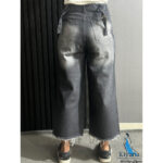 شلوار جین واید لگ ذغالی کیانا تهران