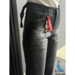 شلوار جین واید لگ ذغالی کیانا تهران