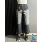 شلوار جین واید لگ ذغالی کیانا تهران