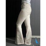 شلوار کتان بوتکات استخوانی کیانا