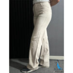 شلوار کتان سوپرکش استخوانی کیانا