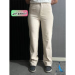 شلوار کتان سوپرکش استخوانی کیانا