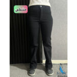 شلوار کتان سوپرکش مشکی کیانا