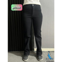 شلوار کتان سوپرکش مشکی کیانا