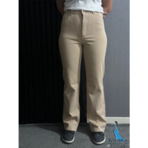 شلوار کتان سوپرکش کرم کیانا