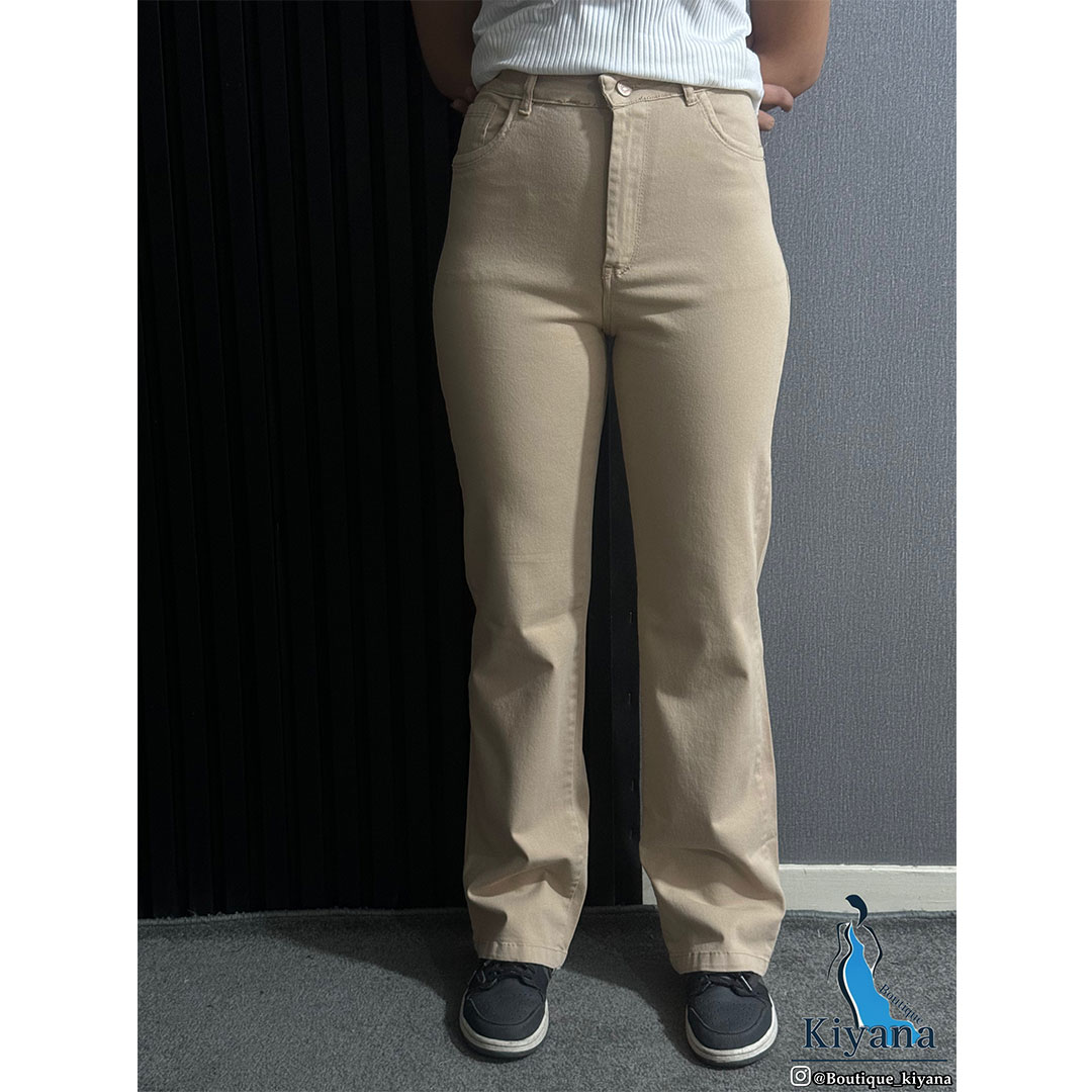 1710-1-min شلوار کتان سوپرکش کرم کیانا