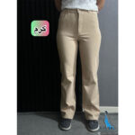 شلوار کتان سوپرکش کرم کیانا