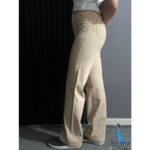 شلوار کتان سوپرکش کرم کیانا