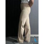 شلوار کتان سوپرکش کرم کیانا