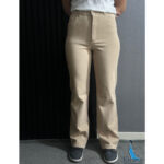 شلوار کتان سوپرکش کرم کیانا