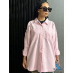 شومیز کتان ترک سایز بزرگ