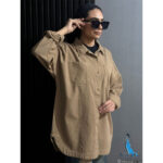 شومیز کتان ترک سایز بزرگ