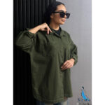 شومیز کتان ترک سایز بزرگ