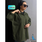 شومیز کتان ترک سایز بزرگ