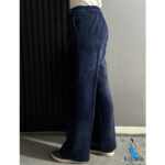 شلوار پارچه لمزوز دختزانه ترک