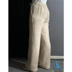 شلوار پارچه لمزوز دختزانه ترک