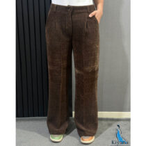 شلوار پارچه لمزوز دختزانه ترک