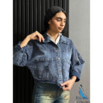 کراپ کت جین دخترانه