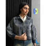 کراپ کت جین دخترانه