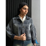 کراپ کت جین دخترانه