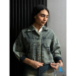 کراپ کت جین دخترانه