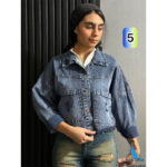 کراپ کت جین دخترانه