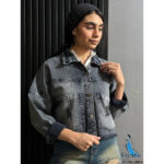 کراپ کت جین دخترانه