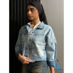 کراپ کت جین دخترانه