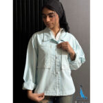 شومیز کتان پاییزه دخترونه بوتیک کیانا