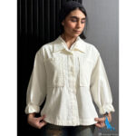 شومیز کتان پاییزه دخترونه بوتیک کیانا