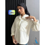 شومیز کتان پاییزه دخترونه بوتیک کیانا