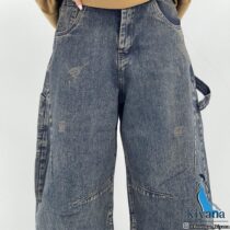 شلوار جین بالنی مکس کارپینتری تینت کثیف شور