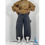 شلوار جین بالنی مکس کارپینتری تینت کثیف شور