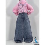 شلوار جین دخترانه بگ