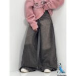 شلوار بگ دخترانه قهوه ای