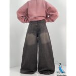 شلوار بگ دخترانه قهوه ای